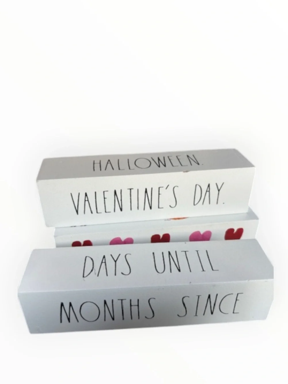 Rae Dunn Countdown Block Set Wedding Holiday Days Until Calendar Decor